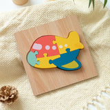 3D Wooden Puzzle Toys for Children Baby Cartoon Wooden Animal Traffic 3D Puzzle Early Learning Cognition Game Puzzle Toy Игрушки