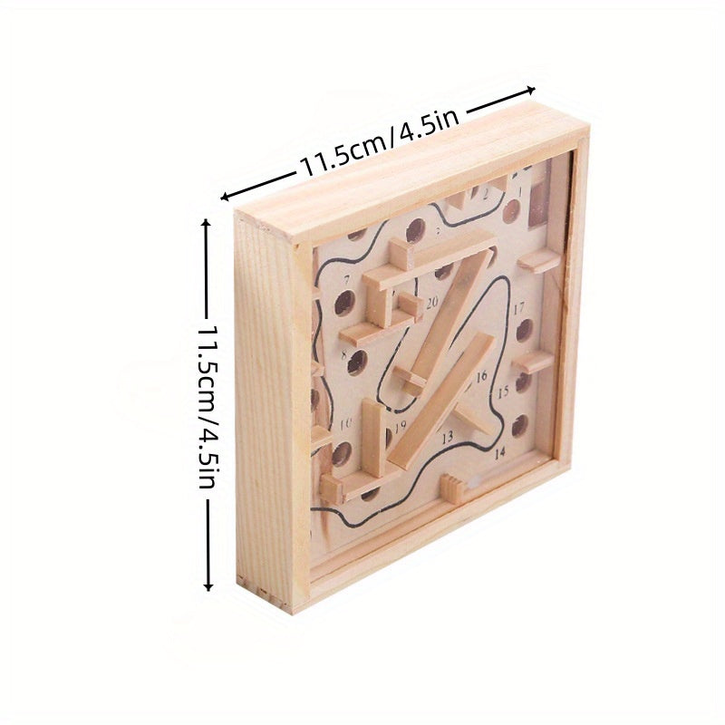 Wooden Hand-Eye Coordination Training Maze: Enhance Concentration And Balance Skills