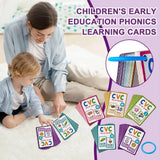 Kindergarten Flash Cards 70 Pieces Letter Flash Cards Early Education Learning Puzzle Phonics Games For Ages 3 Girls Boys