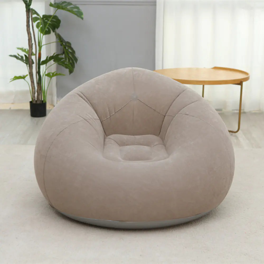 Inflatable Single Sofa Chair - Foldable Outdoor Bean Bag