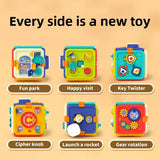 Hexagon Shape Puzzle Cube Educational Learning Kids Toy Cognitive Development Activity for Babies Early Education