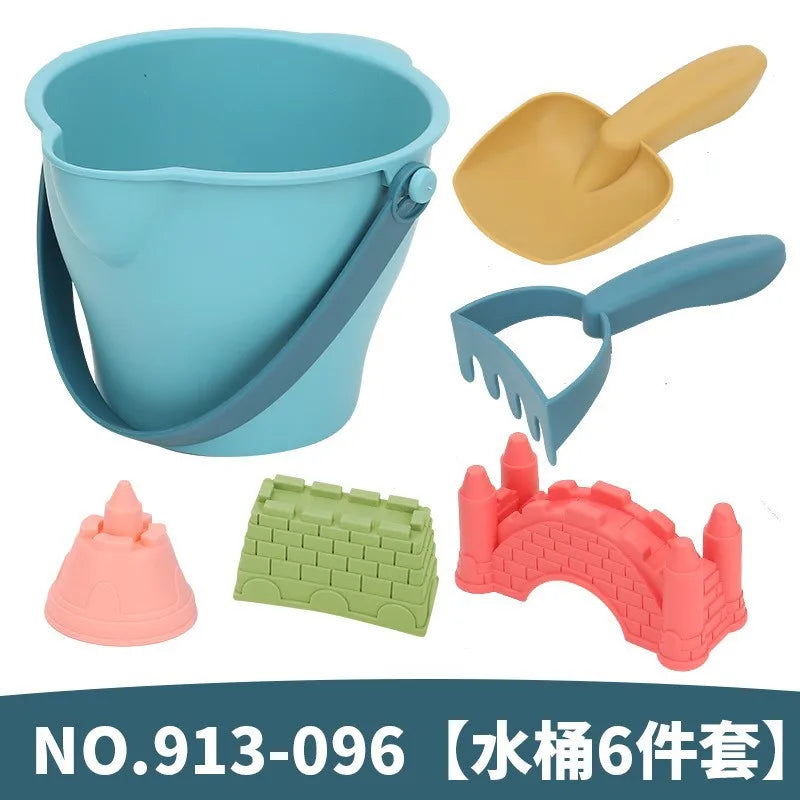 New beach-toy set Children's beach play sand water beach-bucket sand digging shovel beach-tools