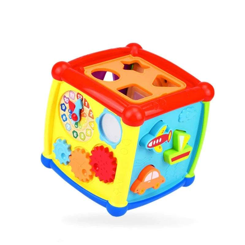 Hexagon Shape Puzzle Cube Educational Learning Kids Toy Cognitive Development Activity for Babies Early Education