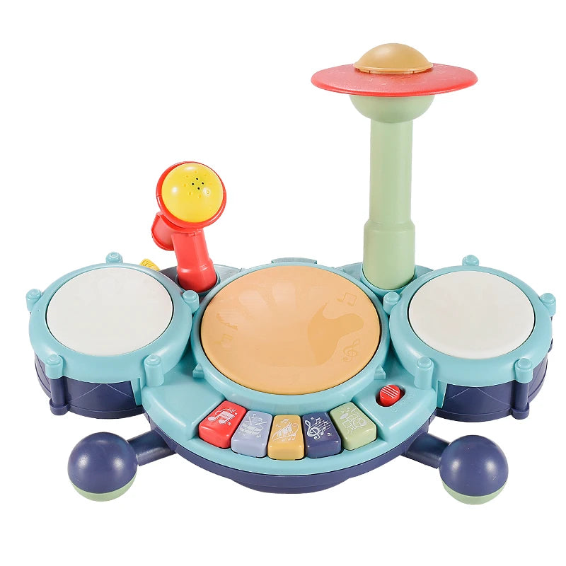 Kids Jazz Drums Set Musical Instrument Kit Multifunctional Toddler Play Toys