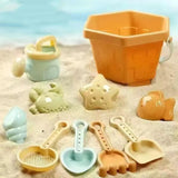 Funny Shovel Outdoor Beach Toys Set Lightweight Durable Beach Sand Play Toys Cartoon Portable Beach Bucket Toys Sand Beach Game