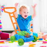 1pc Bubble Mower Kids Blower Machine Lawn Games Outdoor Push Toys Gifts Colorful Safe Automatic Bubble Machine Bright
