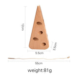 Baby Animal Threading Toys Wooden Stacking Toys Blocks Board Games Montessori Hands-on Ability Educational Children Blocks Gifts