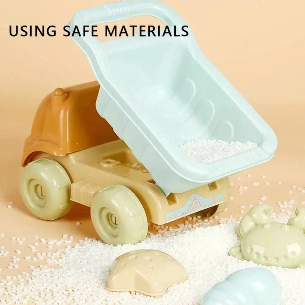 Funny Shovel Outdoor Beach Toys Set Lightweight Durable Beach Sand Play Toys Cartoon Portable Beach Bucket Toys Sand Beach Game