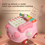 Multifunctional Musical Phone Toys Toddler Interactive Learning Pig Telephone Story Machine Baby Early Education Montessori Toy
