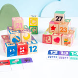 Montessori Educational Toy Wooden Building Blocks Stacking High Big Block Wood Toy for Kids Gift Find Motor Skill Training Game