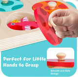 Wooden Dinosaur Jigsaw Puzzle Toys Montessori Peg Puzzle Game Kids Toddler 3D Wood Early Learning Educational Toys For Gifts