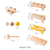 Kids Wooden Montessori Toy Set Children Coffee Machine Kitchen Toys Children Cosplay Play House Educational Toys Block Baby Gift