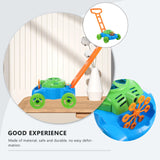 1pc Bubble Mower Kids Blower Machine Lawn Games Outdoor Push Toys Gifts Colorful Safe Automatic Bubble Machine Bright