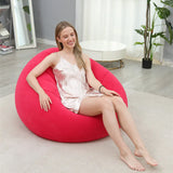 Inflatable Single Sofa Chair - Foldable Outdoor Bean Bag