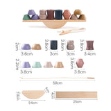 Montessori Wooden Animal Stacking Balance Toy