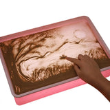 Sand Painting Table LED Tabletop Lightbox Light Board For Kids Sand Art Tabletop Lightbox Kinetic Art For Girls And Boys As