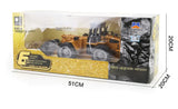 6-Channel Alloy Bulldozer Remote Control Toy Truck