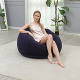 Inflatable Single Sofa Chair - Foldable Outdoor Bean Bag