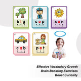 Kindergarten Flash Cards 70 Pieces Letter Flash Cards Early Education Learning Puzzle Phonics Games For Ages 3 Girls Boys