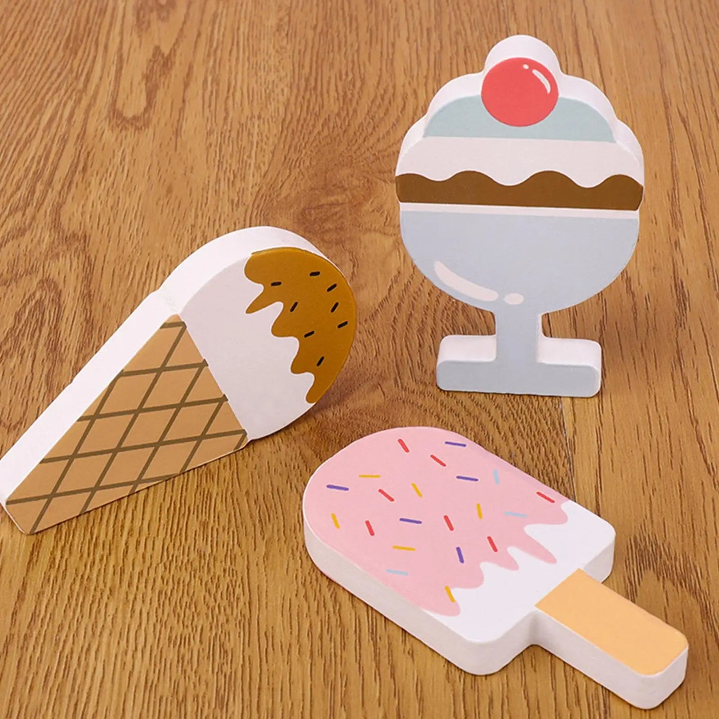 Educational Toys Wooden Ice Model Puzzle for Early Learning Halloween Children Toddlers