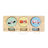 Montessori Busy Board DIY Puzzle Toy Hand Grasping Ability Training Busy Board Accessories Switch Function Early Learning