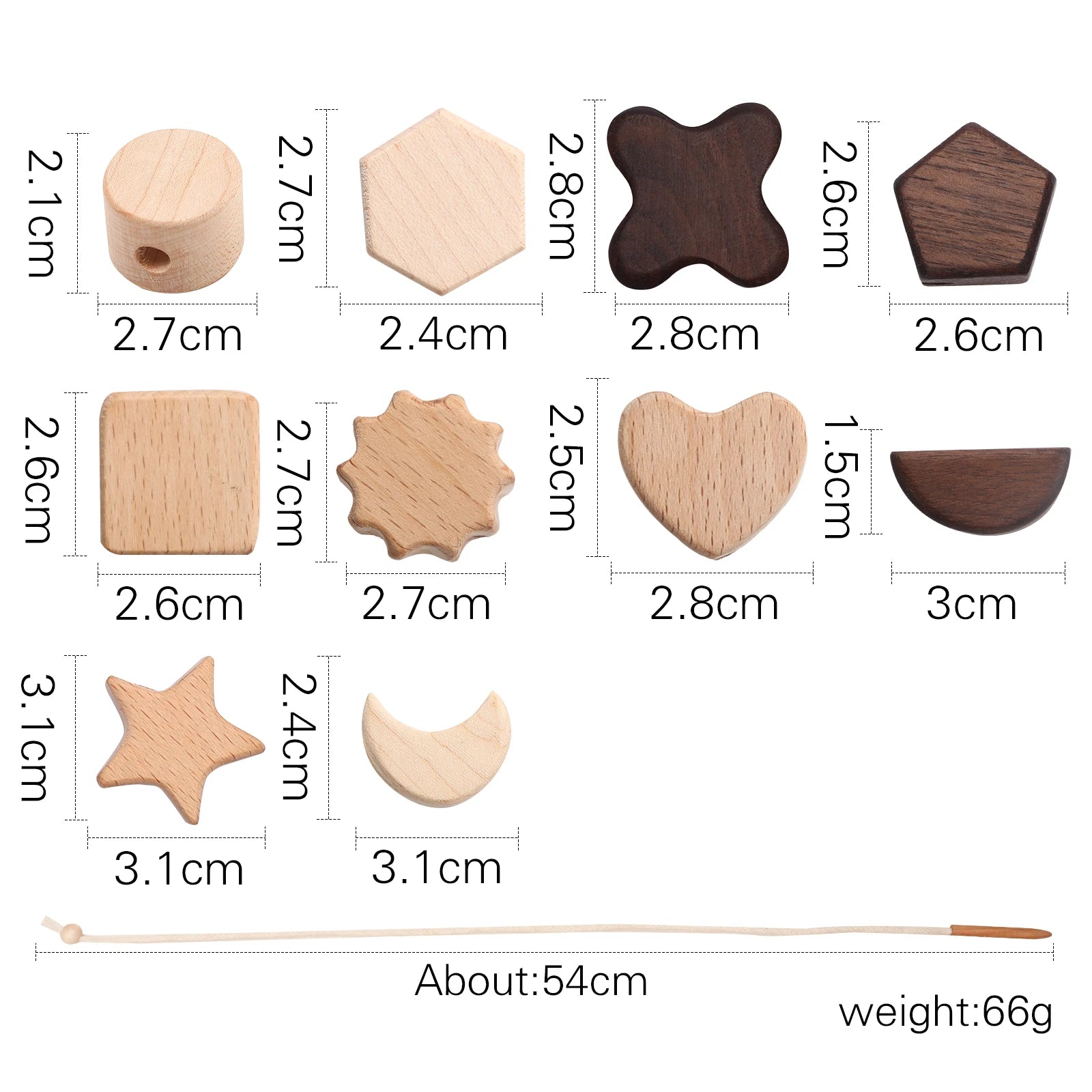 Baby Animal Threading Seesaw Toys Wooden Stacking Toys Blocks Game Montessori Hands-on Balance Ability Educational Children Gift