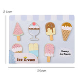 Educational Toys Wooden Ice Model Puzzle for Early Learning Halloween Children Toddlers