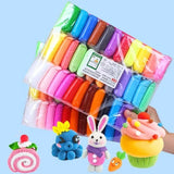 Ultra Light Air Dry Clay Modeling Magical Clay with Tools Magic Modeling Clay Non-toxic Plasticine DIY Children's Play Dough Set