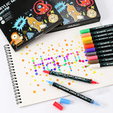 Double-Ended Waterproof Pigment Pens for DIY Projects