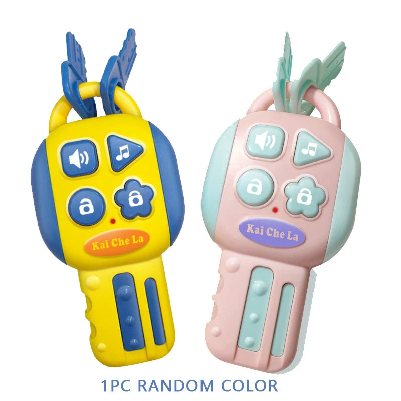 Electronic Simulation Steering Wheel With Light And Sound Early Education Puzzle Co-Pilot Sports Car Steering Wheel Toy Boy Gift