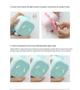 Kids Cute Cartoon Dinosaur LED Digital Alarm Clock Wake Up Night Light Relojes Desktop Decoration Children Sleep Trainer