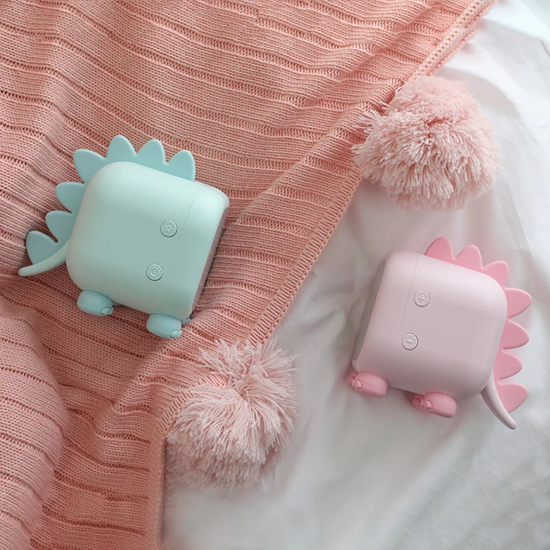 Kids Cute Cartoon Dinosaur LED Digital Alarm Clock Wake Up Night Light Relojes Desktop Decoration Children Sleep Trainer