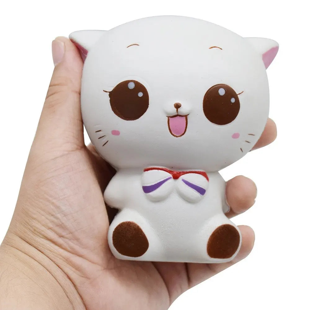 Kawaii Bear biscuit Squeeze Squishy Jumbo Deer Unicorn Cat Slow Rising Cream Scented Stress Relieve Toys For Kid Baby