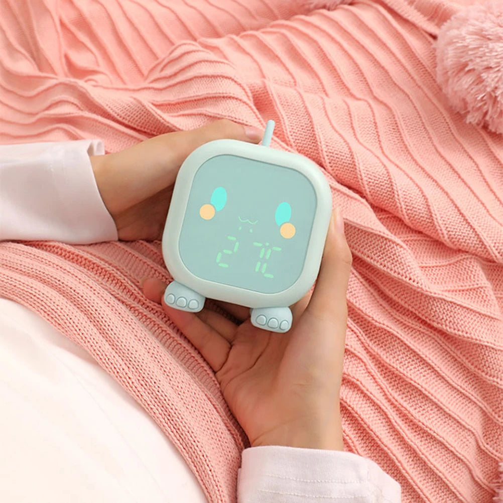 Kids Alarm Clock Dinosaur Digital Alarm Clock for Kids Bedside Clock Children's Sleep Trainier, Wake Up Light and Night Light