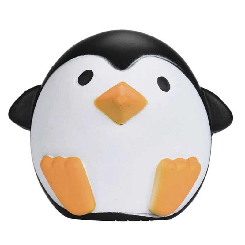 New Kawaii Jumbo Penguin Squishy Cartoon Doll Slow Rising Smooth Squeeze Toy Bread Cake Scented Stress Relief for Kid Xmas Gift