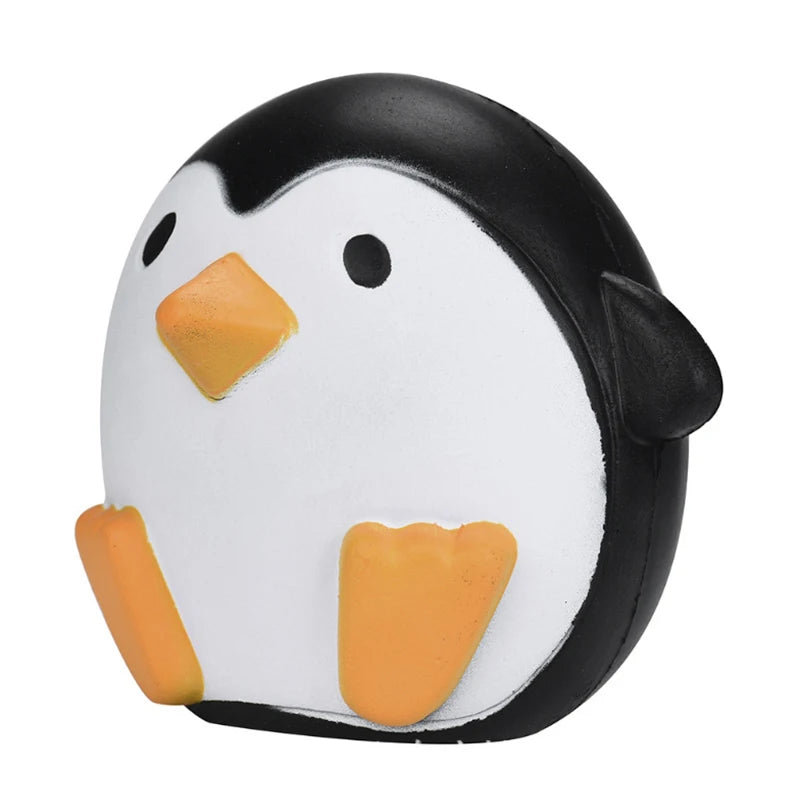 New Kawaii Jumbo Penguin Squishy Cartoon Doll Slow Rising Smooth Squeeze Toy Bread Cake Scented Stress Relief for Kid Xmas Gift