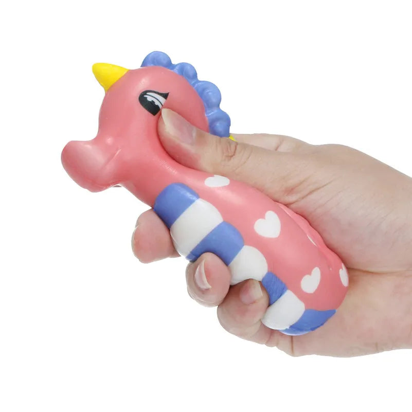 Kawaii Bear biscuit Squeeze Squishy Jumbo Deer Unicorn Cat Slow Rising Cream Scented Stress Relieve Toys For Kid Baby