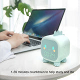 Kids Alarm Clock Dinosaur Digital Alarm Clock for Kids Bedside Clock Children's Sleep Trainier, Wake Up Light and Night Light