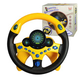 Electronic Simulation Steering Wheel With Light And Sound Early Education Puzzle Co-Pilot Sports Car Steering Wheel Toy Boy Gift