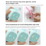 Kids Alarm Clock Dinosaur Digital Alarm Clock for Kids Bedside Clock Children's Sleep Trainier, Wake Up Light and Night Light