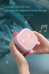 Kids Cute Cartoon Dinosaur LED Digital Alarm Clock Wake Up Night Light Relojes Desktop Decoration Children Sleep Trainer