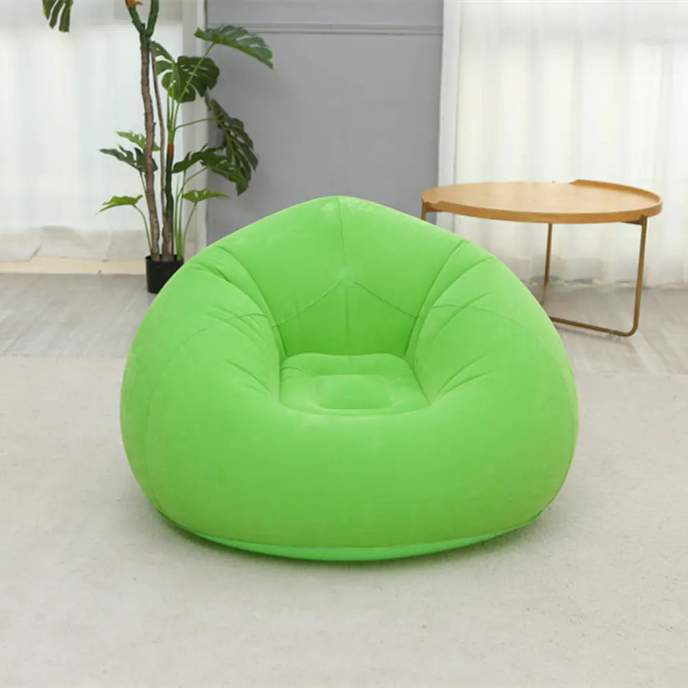 Inflatable Single Sofa Chair - Foldable Outdoor Bean Bag