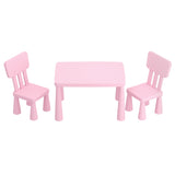 1 Keezi Kids Table and 2 Chairs Set Pink