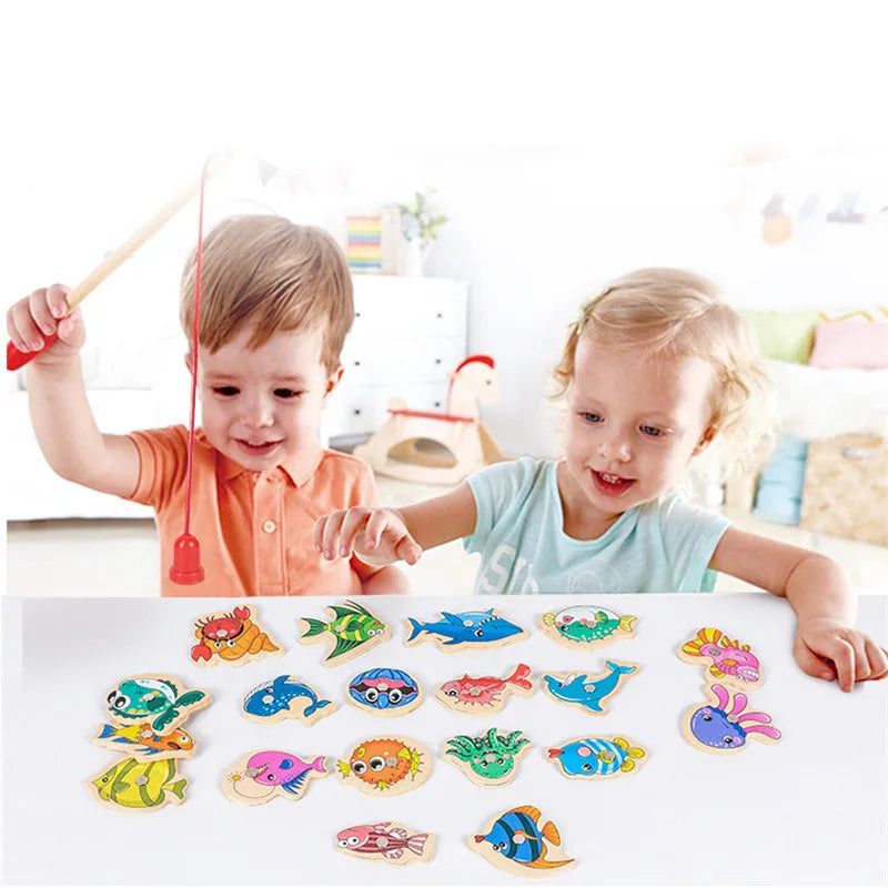 Montessori Magnetic Fishing Game