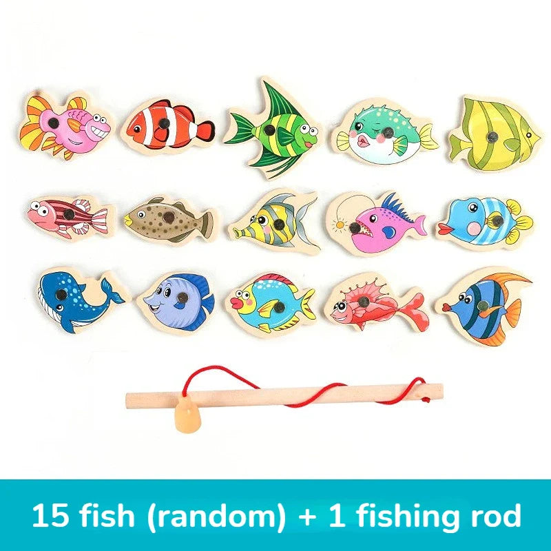 Montessori Magnetic Fishing Game