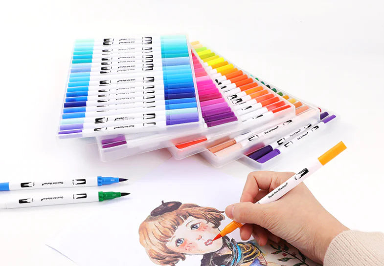 Water-Based Color Markers and Drawing Pens