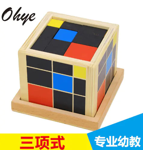 Wooden Montessori Sensory Educational Toy Set for Kids