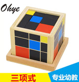 Wooden Montessori Sensory Educational Toy Set for Kids