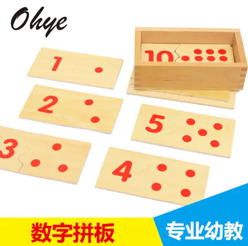 Wooden Montessori Sensory Educational Toy Set for Kids