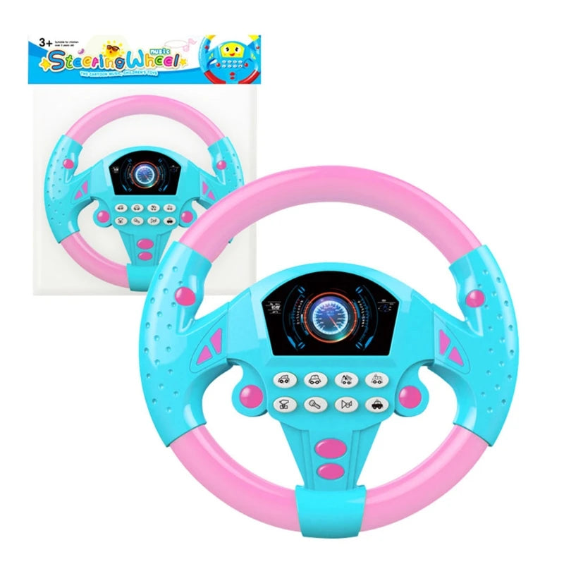 Sound & Simulation Steering Wheel For Child Kids Xmas Gift
